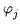 $ \varphi_{j}^{}$