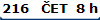 216   �ET  8 h