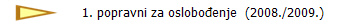 1. popravni za oslobo�enje  (2008./2009.)