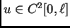 $ u \in C^2[0,\ell]$