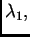 $ \lambda_1,$