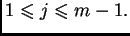 $ 1\leqslant{}j\leqslant{}m-1.$