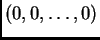 $ (0,0,\ldots,0)$