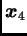 $ \boldsymbol{x}_4$