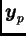 $ \boldsymbol{y}_p$