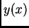 $\displaystyle y(x)$