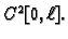 $ C^2[0,\ell].$