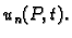$ u_n(P,t).$